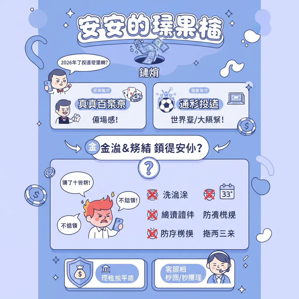 真人百家樂與運彩投注：安全的娛樂城金流跟獎金怎麼領最安心