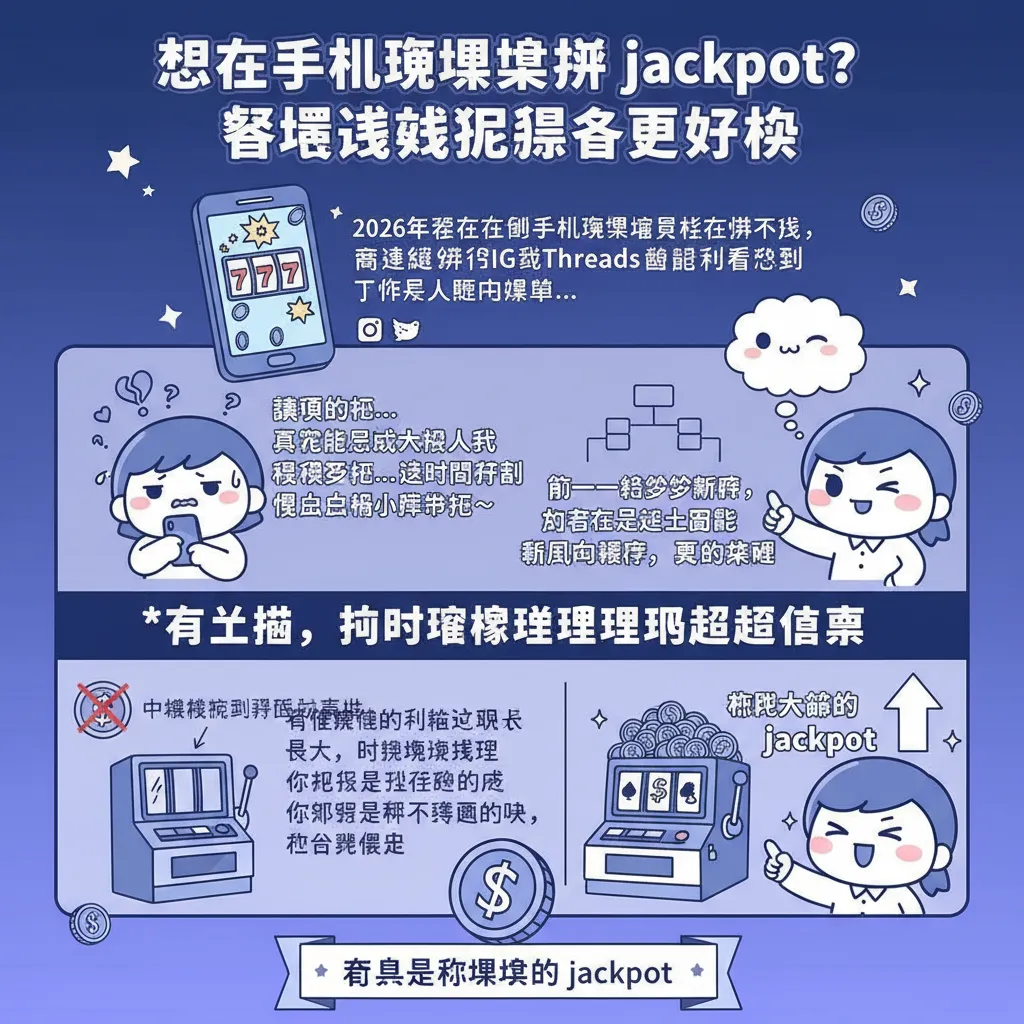想在手機娛樂城拚 jackpot？掌握這幾招獎金更好拿